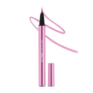 SWISS BEAUTY Pencil Eye Sparkle Sketch Eye Liner | Smudge-Proof, Waterproof Eye Makeup With Glittery Effect | Precision Application| Quick Dry | Shade- Glamour Pink,0.6G