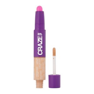 Concealer and Blush stick SBCZ05 (Craze Twosome Face Stick) Swiss Beauty CRAZE Twosome Lightweight Face Stick | 2-in 1 Liquid Concealer and Creamy Blush
