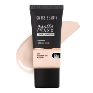 SWISS BEAUTY Full Liquid All Matte Maxx Cover Foundation SB-1584 (Matte Maxx)