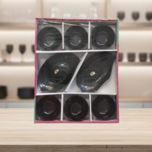 Crockery Black Set12