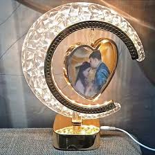Customized Crystal Moon Lamp with Photo | Personalized Gift