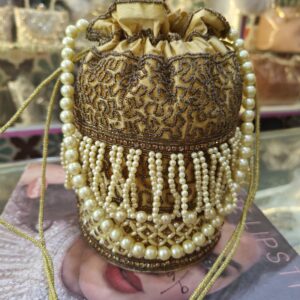 Elegant Pearl Potli Bag