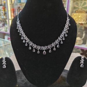 Elegant AD Stone Necklace Set