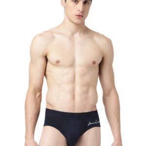 men's brief underwear in a black color with Armani
